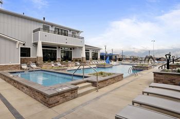 Luxurious spa with wasatch mountain views